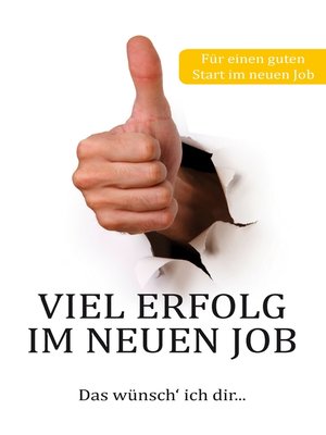 cover image of Viel Erfolg im neuen Job